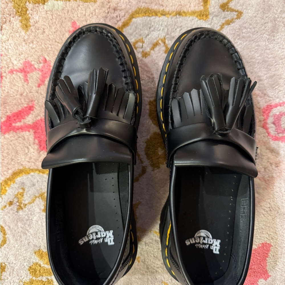 Doc Martens Black Adrian Platform Loafers